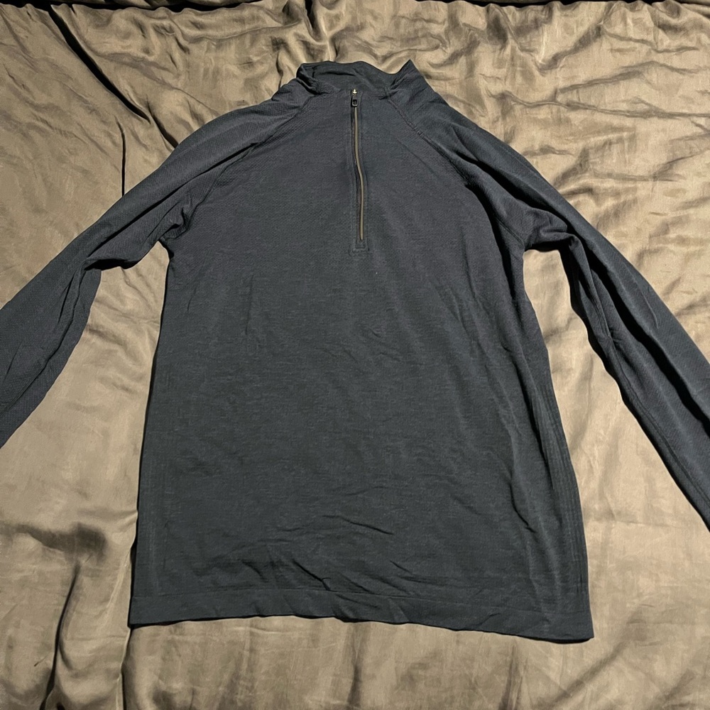 Metal vent tech half zip long sleeve true navy